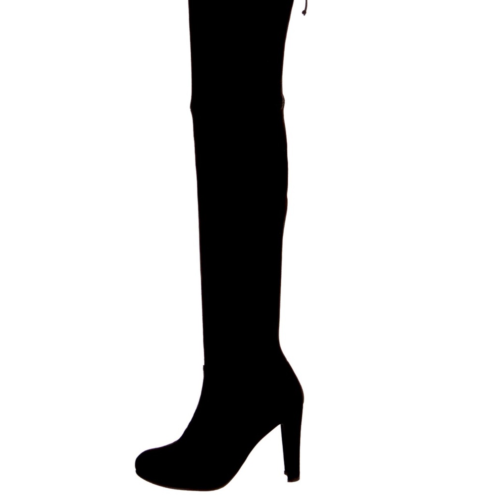 Stuart Weitzman suede over the knee high heel boots
